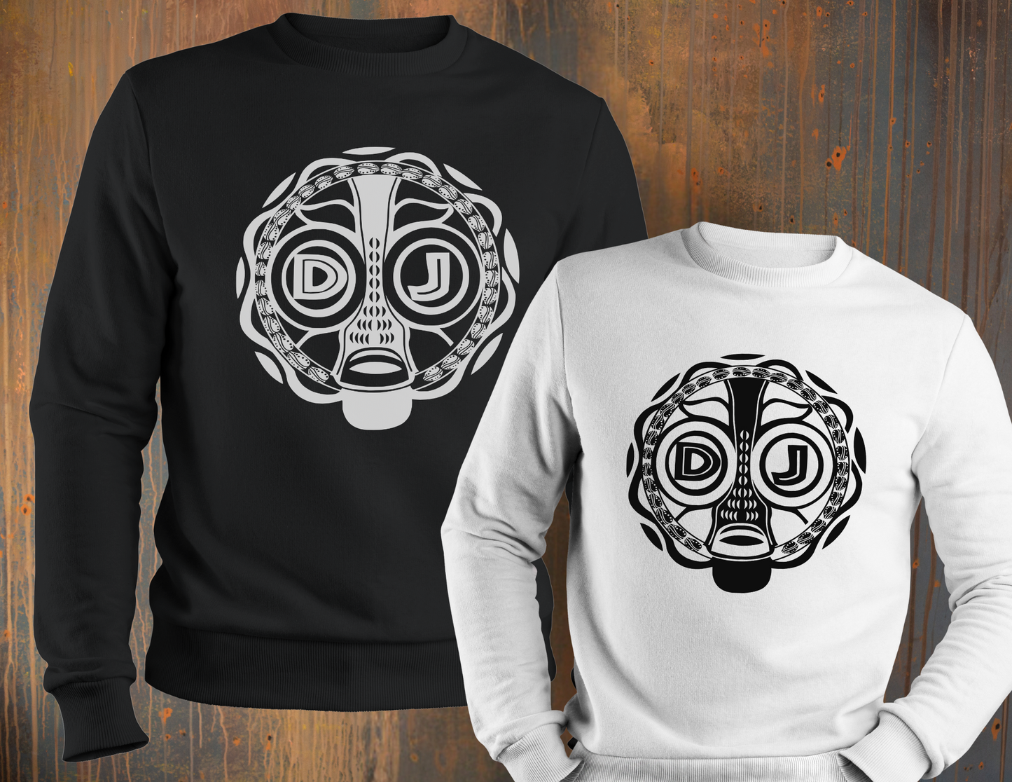 CITY OF SPIRITS SWEATSHIRT-BLK & WHT