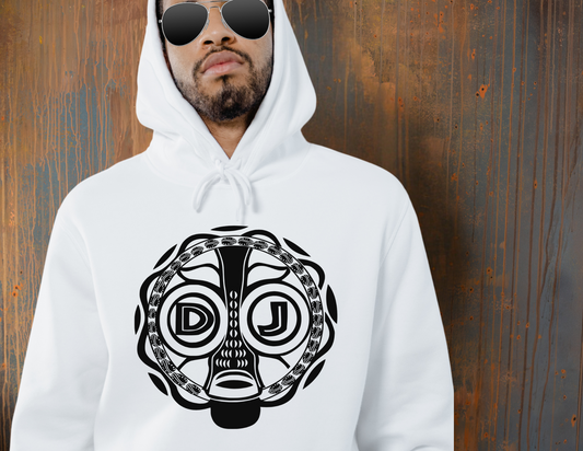 CITY OF SPIRITS HOODIE-BLK/WHITE